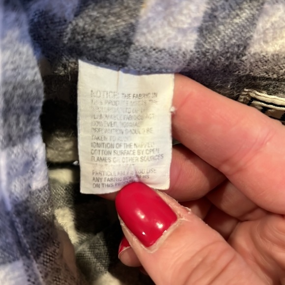 LL Bean Chamois Cloth Checked Shirt Made in USA Size 17 - Picture 4 of 5